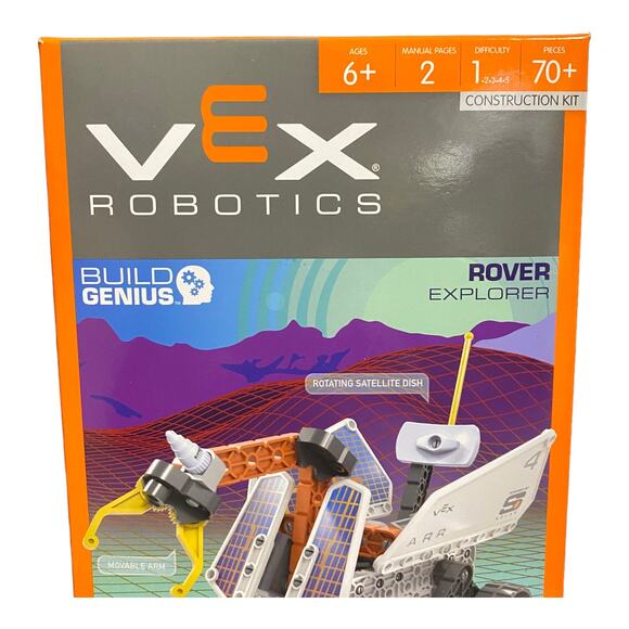Hexbug Vex Robotics Rover Explorer STEM Starter Construction Kit 70+ Pieces New - Picture 4 of 9